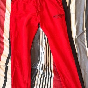 American Eagle Outfitters Kids Bright Red Sweatpants